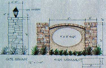 monument sign