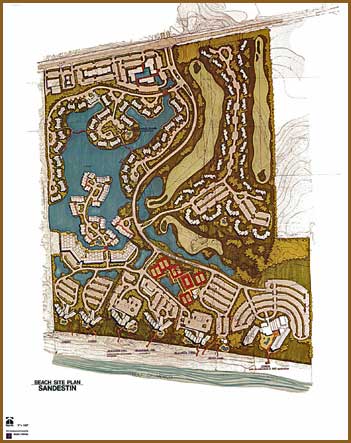 Beach Site Plan, Sandestin, Florida